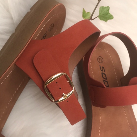 Soda Slingback buckle straps sandals - Picture 6 of 7